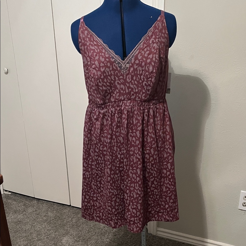 Sleep by Cacique - Purple Animal Print Night Sleep Dress Size 14/16. NWT - Picture 2 of 13